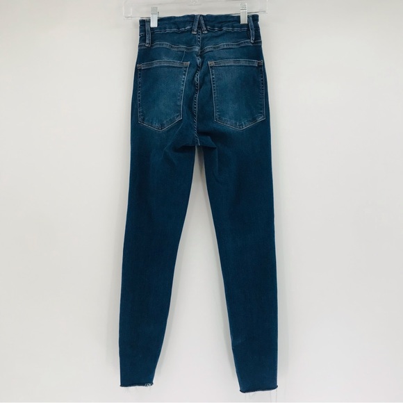Good American Good Waist Crop Skinny Jeans Size 26 - Picture 5 of 5